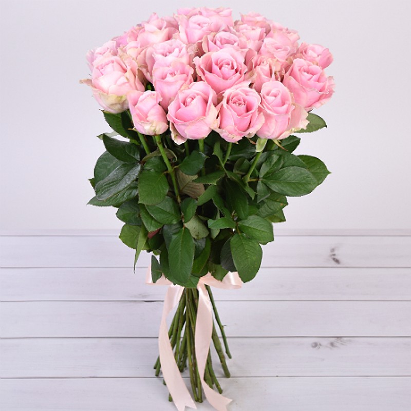 Букет из 21 розы «Меланхолия» 50 см