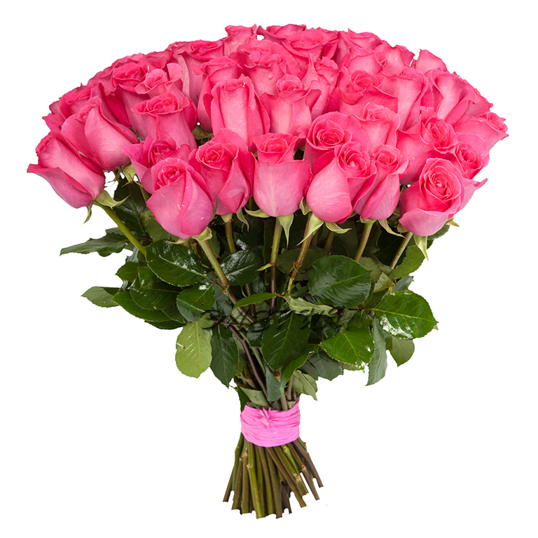 Букет из 35 роз «Джентельменский жест» 40см